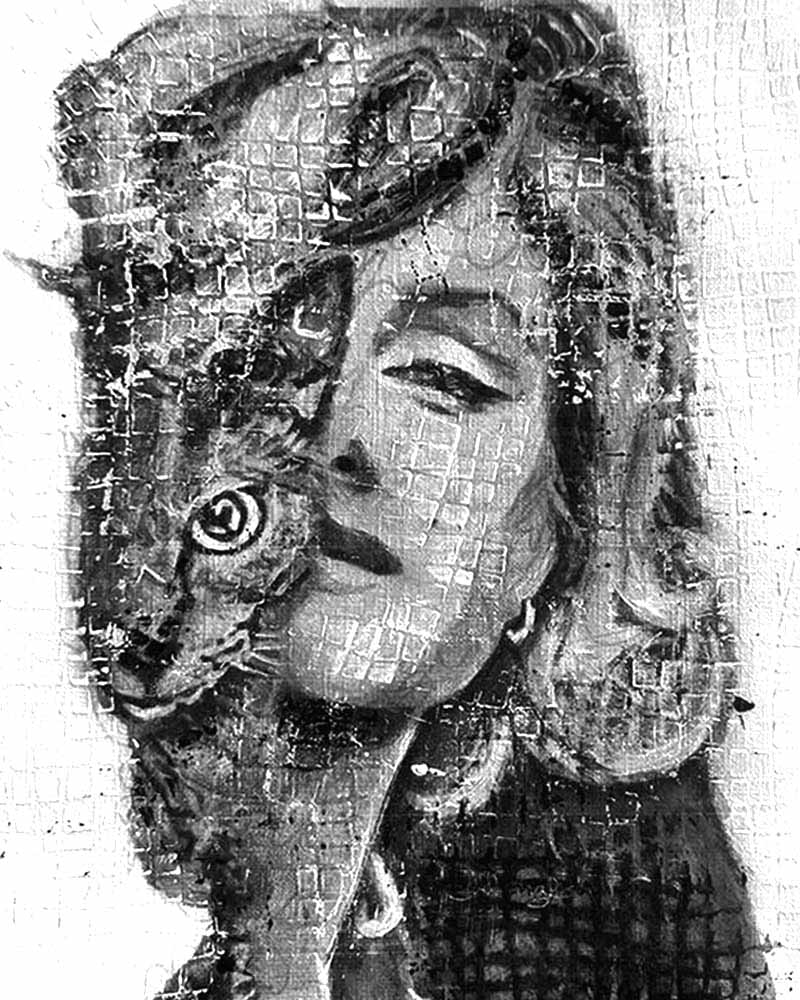 Beyond The Tears Of Loss, 8X10 one-of-a-kind abstract painting, handmade using Acrylic, ink, and pencil on off-white linen paper. Beautiful in refined interiors, layered collections, or luxury home offices.