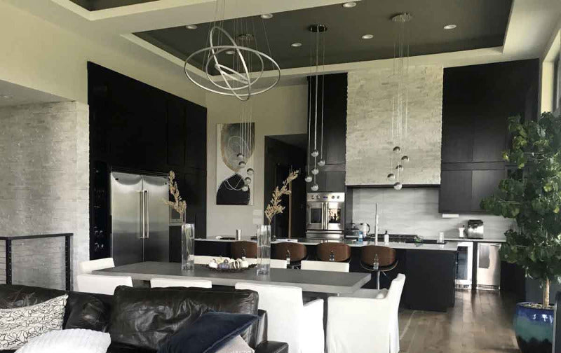 Complicated but Balanced, one-of-a-kind abstract painting in Acrylic on canvas, 36X72. Designed for refined interiors, layered collections, or luxury home offices.