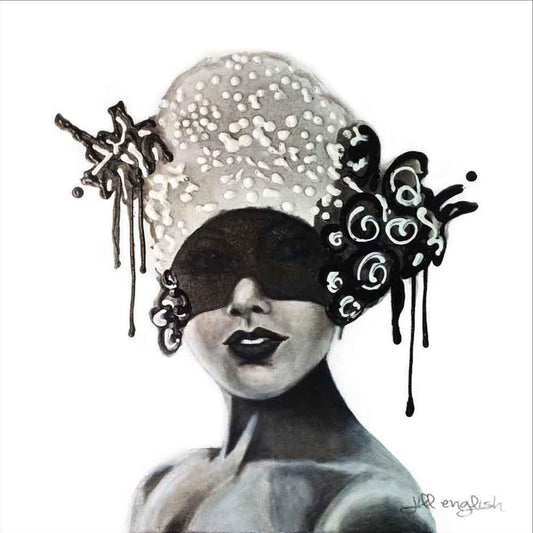 All That Jazz one-of-a-kind abstract painting in Acrylic on canvas, 20 X 20. Designed for refined interiors, layered collections, or luxury home offices.