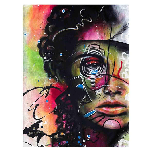 Branded, 30X40, crafted in Acrylic on canvas. This one-of-a-kind abstract painting complements refined interiors, layered collections, or luxury home offices.