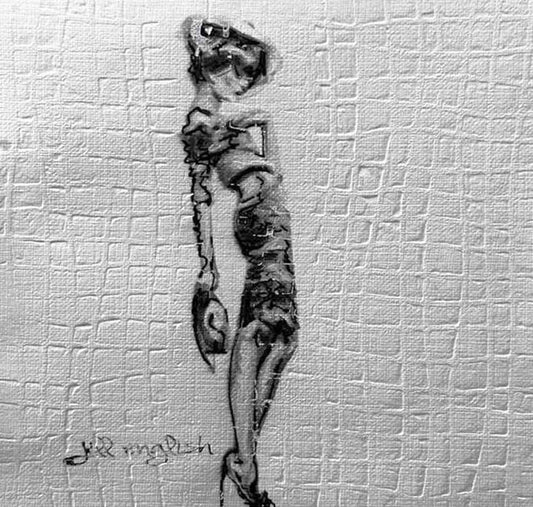 Capturing Majesty in Motion: A one-of-a-kind abstract painting, created in Acrylic, ink, and pencil with heavy gold sheen on off-white linen paper. Perfect for refined interiors, layered collections, or luxury home offices.