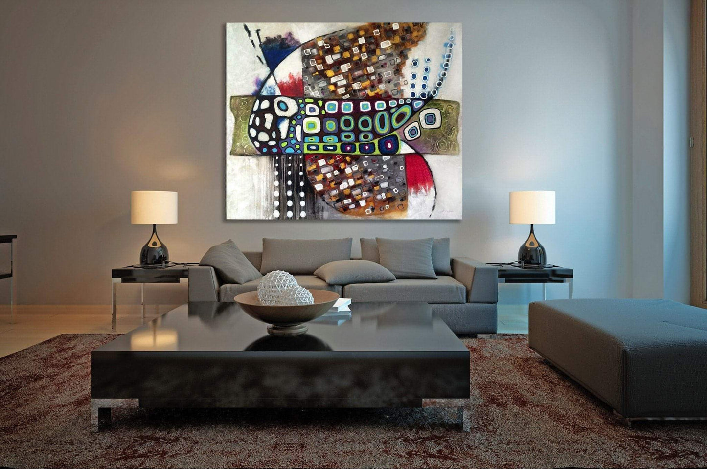 Satori, Original one-of-a-kind abstract painting, See description, created with Mixed media on paper. Adds depth to refined interiors, layered collections, or luxury home offices.