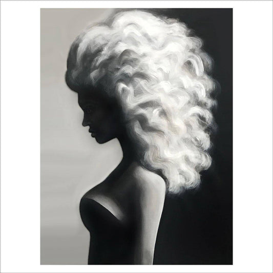 Shadow of Light, 36x48, crafted in Acrylic on canvas. This one-of-a-kind abstract painting complements refined interiors, layered collections, or luxury home offices.