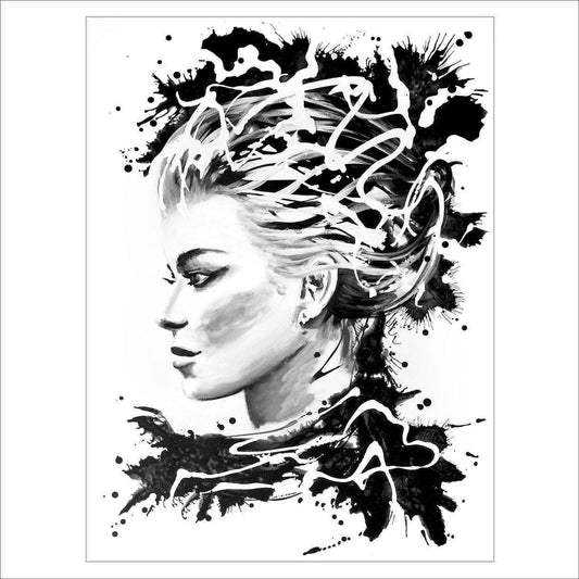 Torrential I, 30x40, crafted in Acrylic on canvas. This one-of-a-kind abstract painting complements refined interiors, layered collections, or luxury home offices.