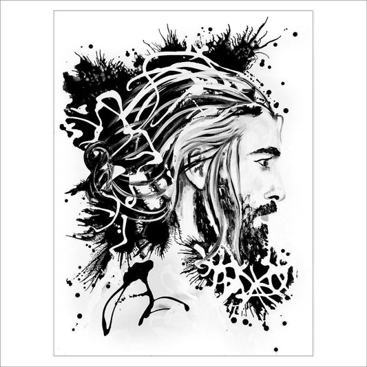 Torrential II, 30x40, crafted in Acrylic on canvas. This one-of-a-kind abstract painting complements refined interiors, layered collections, or luxury home offices.