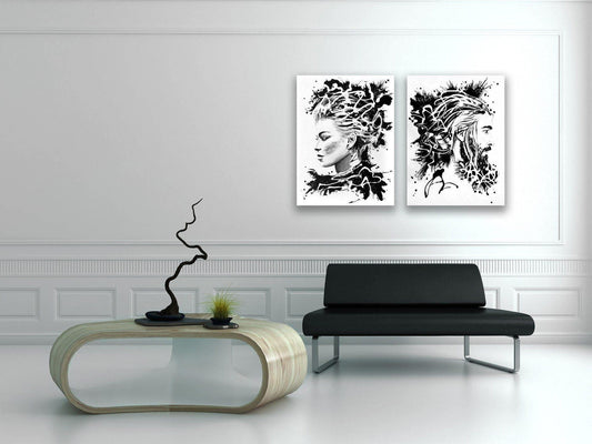 Torrential II, A one-of-a-kind abstract painting, 30x40, created in Acrylic on canvas. Perfect for refined interiors, layered collections, or luxury home offices.