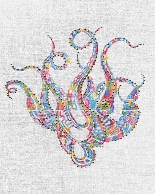 Octopus: Coastal Watercolors 4