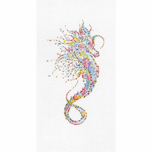 Colorful Seahorse: Coastal Watercolors 1 (5.75 X 11 inches)