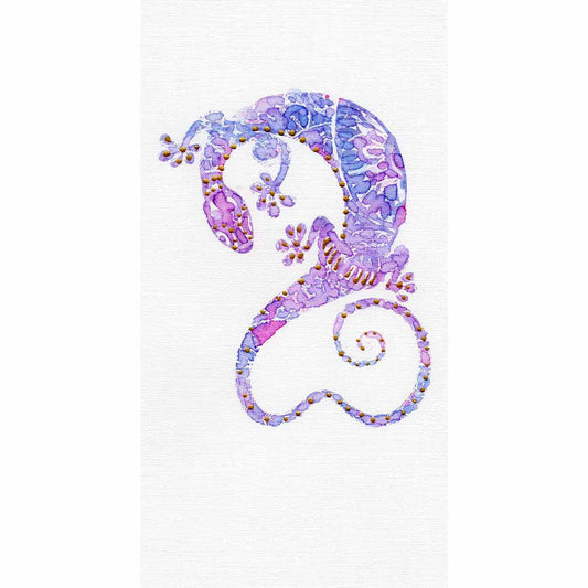 Purple Gecko: Coastal Watercolors 1 (5.75 X 11 inches)