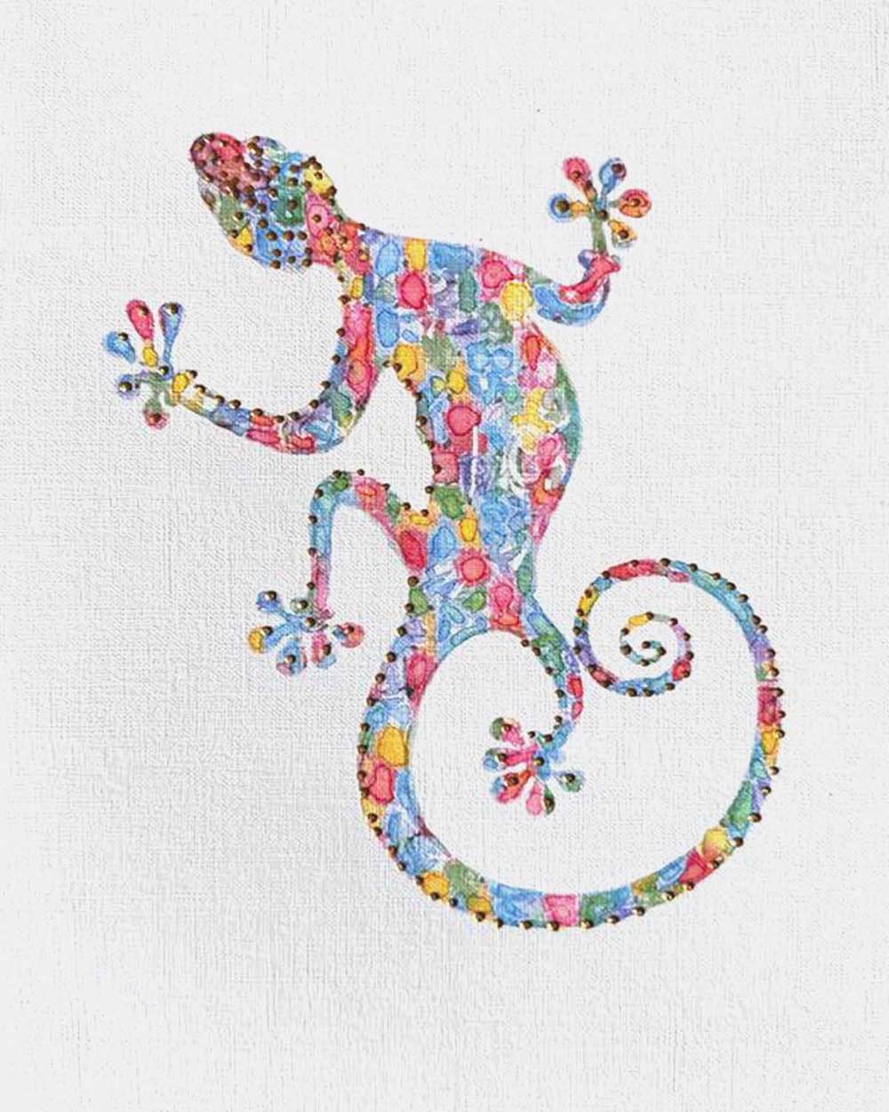 Gecko: Coastal Watercolors 2