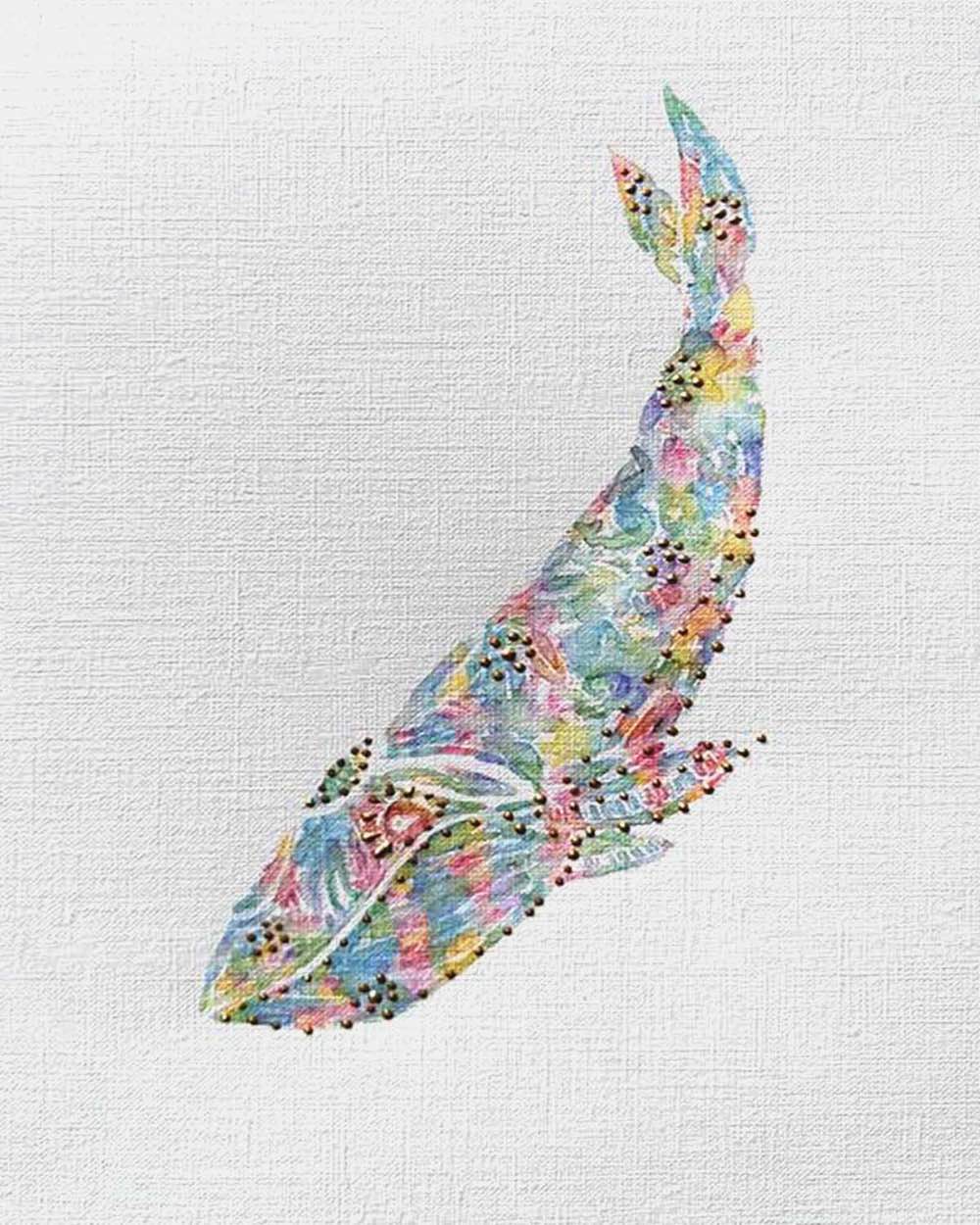 Whale 5: Coastal Watercolors