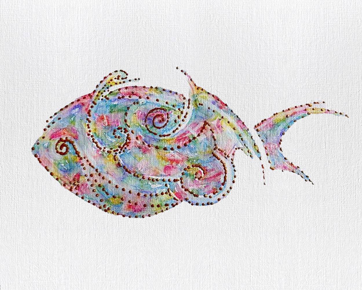Fish 6: Coastal Watercolors