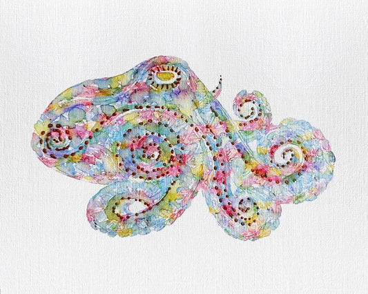 Octopus: Coastal Watercolors 5